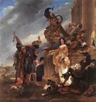 Nicolaes Berchem - Merchant Receiving A moor In The Harbour